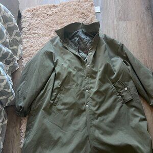 Oversized jacket "never give up"